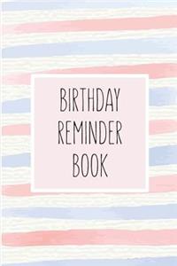 Birthday Reminder Book