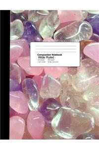 Composition Notebook Wide Ruled Notebook 7.44 X 9.59 Inches 100 Sheets / 200 Pages