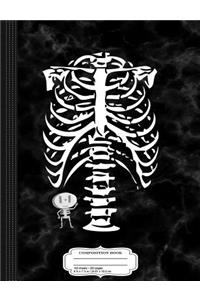 Baby Skeleton X-Ray Bones Composition Notebook