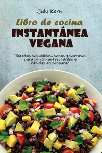 Libro de cocina instantánea vegana