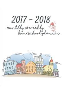 Homeschool Weekly And Monthly Lesson Planner 2017-2018