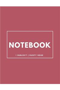 Notebook 1 Subject