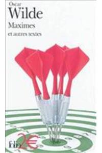 Maximes ET Autres Textes