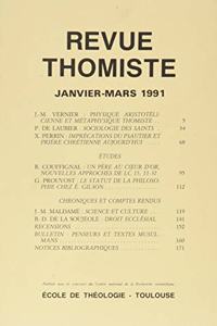 Revue Thomiste - 1/1991