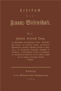 Lehrbuch Der Finanz-Wissenschaft