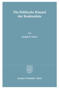 Die Politische Klausel Der Konkordate