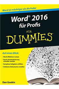 Word 2016 fur Profis fur Dummies