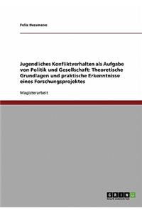 Jugendliches Konfliktverhalten als Aufgabe von Politik und Gesellschaft