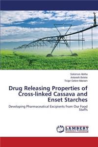 Drug Releasing Properties of Cross-linked Cassava and Enset Starches
