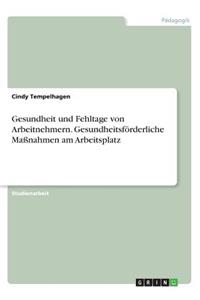 Gesundheit und Fehltage von Arbeitnehmern. Gesundheitsförderliche Maßnahmen am Arbeitsplatz