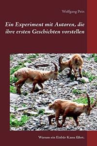 Ein Experiment mit Autoren, die ihre ersten Geschichten vorstellen