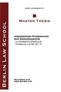 Einigungsbedingtes Vermögensunrecht durch Restitutionsausschluss