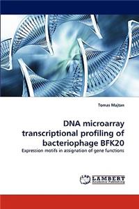 DNA microarray transcriptional profiling of bacteriophage BFK20