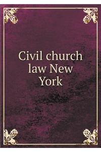 Civil Church Law New York