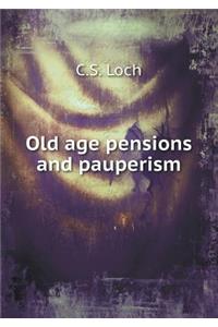 Old age pensions and pauperism