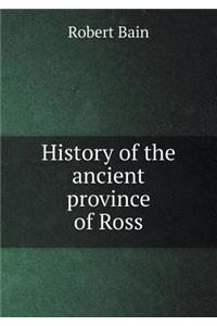 History of the Ancient Province of Ross
