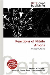 Reactions of Nitrile Anions