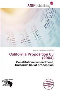 California Proposition 65 (2004)