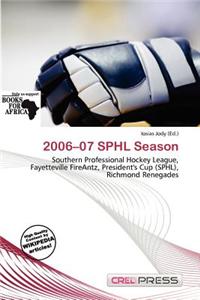2006-07 Sphl Season