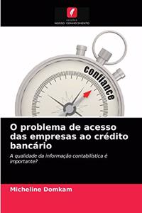 O problema de acesso das empresas ao crédito bancário