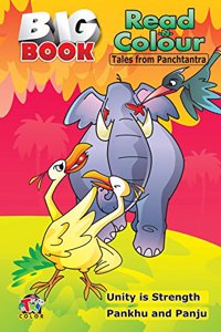 Big Book of Read N Colour Tales From Panchtantra Unity in Strength - 2