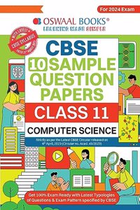 Oswaal CBSE Sample Question Papers Class 11 Computer Science Book (For 2024 Exams ) | 2023-24