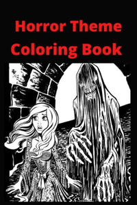 Horror Theme Coloring Book