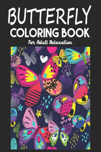 Butterfly Coloring Book For Adult Relaxation