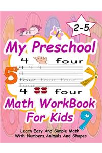 Preschool Math WorkBook For Kids