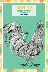 Libri da colorare per adulti - Linee spesse - Animale