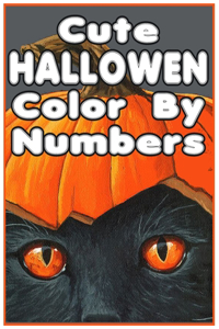 Cute Halloween Color By Numbers