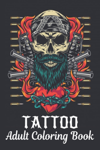 Tattoo Adult Coloring Book