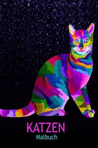 Katzen Malbuch