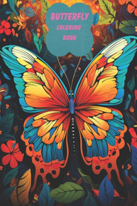 Butterfly Coloring Book, for Adults