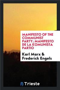 Manifesto of the Communist Party