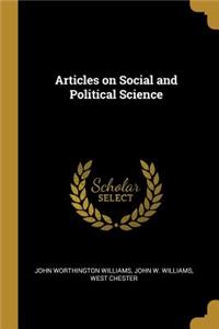Articles on Social and Political Science