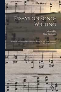 Essays on Song-writing