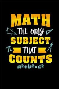 Math the only subject that counts