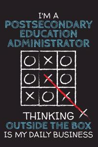 I'm a POSTSECONDARY EDUCATION ADMINISTRATOR