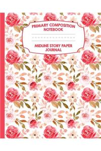 Primary Composition Notebook Midline Story Paper Journal