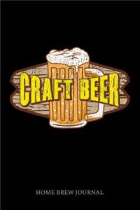 Craft Beer Home Brew Journal