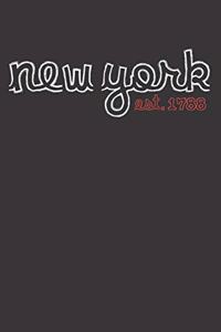 New York USA Country Notebook Journal