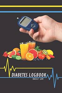 Diabetes Logbook - Daily Log - 120 Pages 6x9