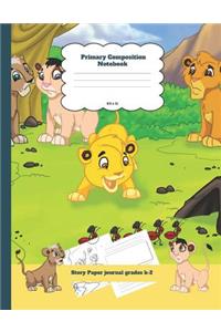 Primary Composition Notebook Story Paper Journal Grades K-2