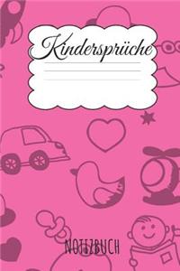 Kindersprüche Notizbuch
