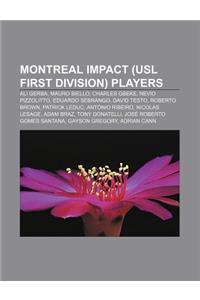 Montreal Impact (Usl First Division) Players