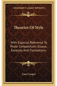 Theories of Style