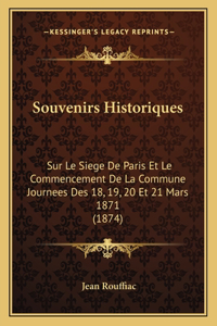 Souvenirs Historiques