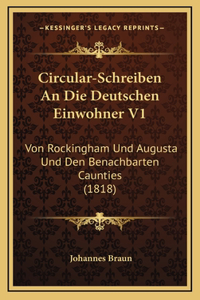 Circular-Schreiben An Die Deutschen Einwohner V1