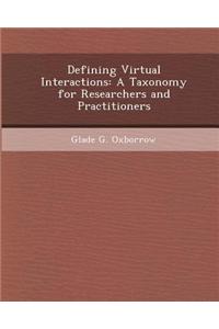 Defining Virtual Interactions